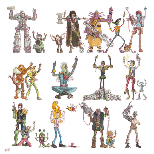 The Half Baked Dozen Watercolour Originals