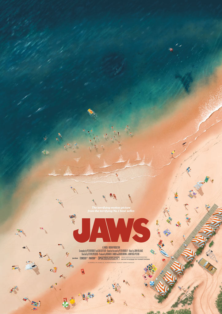 jaws alternative movie poster Andrew Swainson