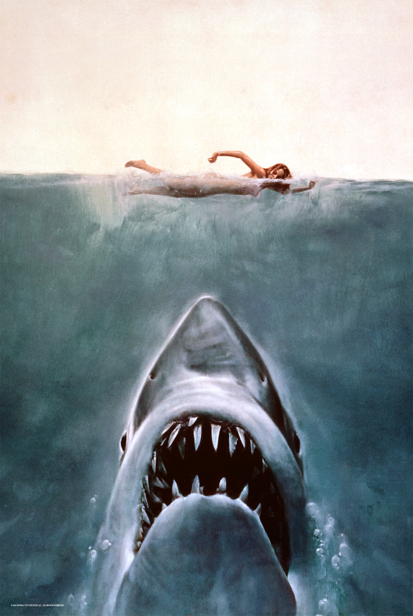 Jaws Roger Kastel 3D lenticular art print movie poster