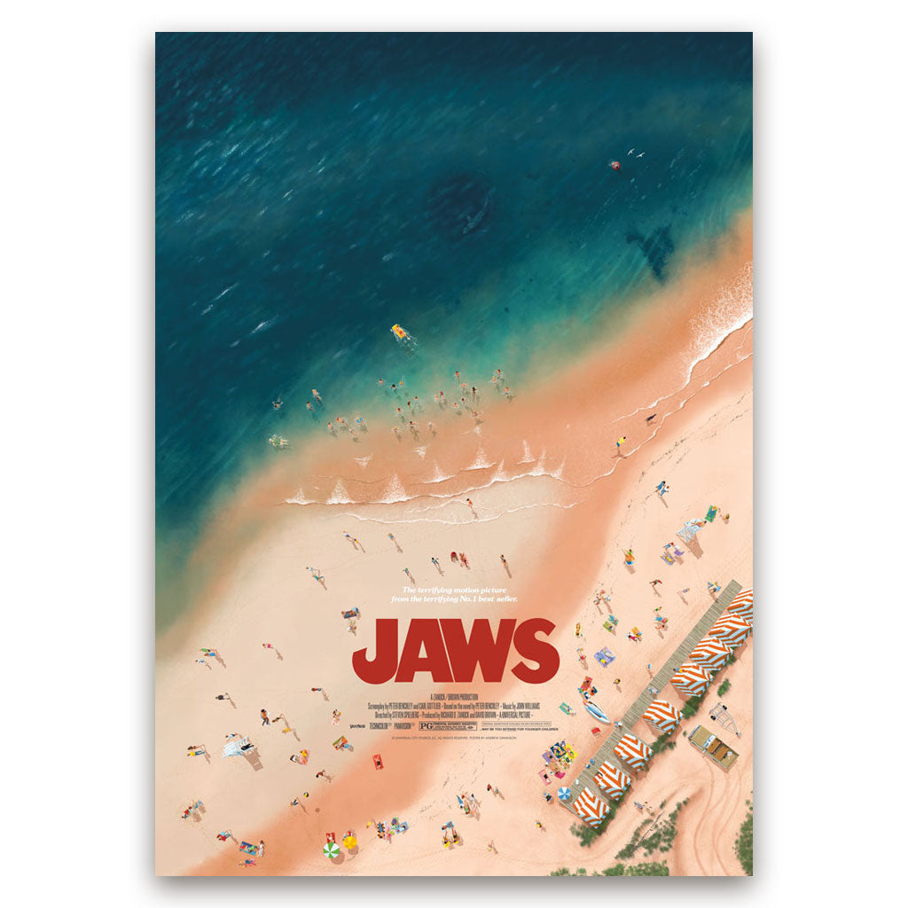 Jaws alternative movie poster Andrew Swainson