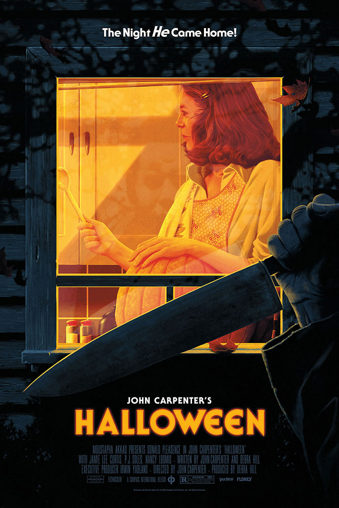 John Carpenter's Halloween Movie Poster by Florey