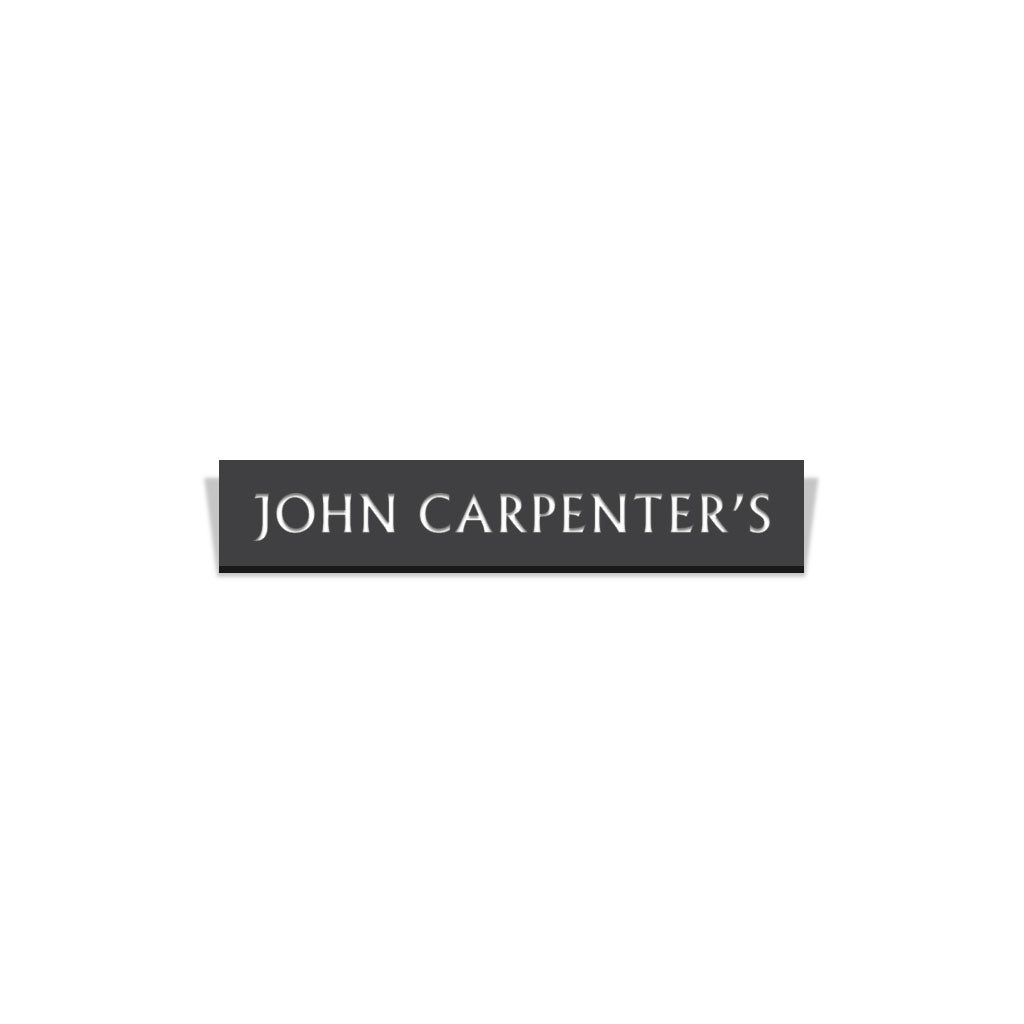 john carpenter logo enamel pin badge florey