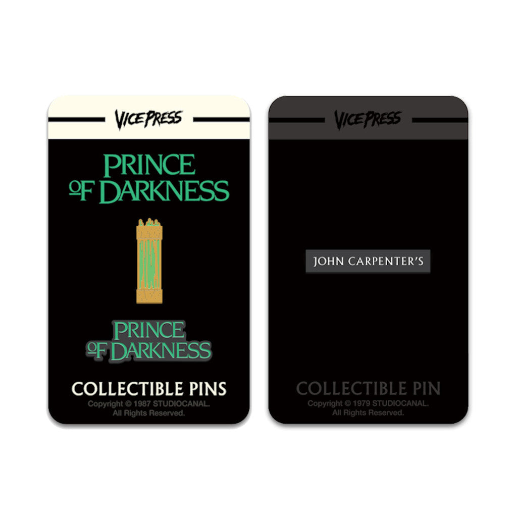 john carpenter prince of darkness enamel pin badge set florey vice press
