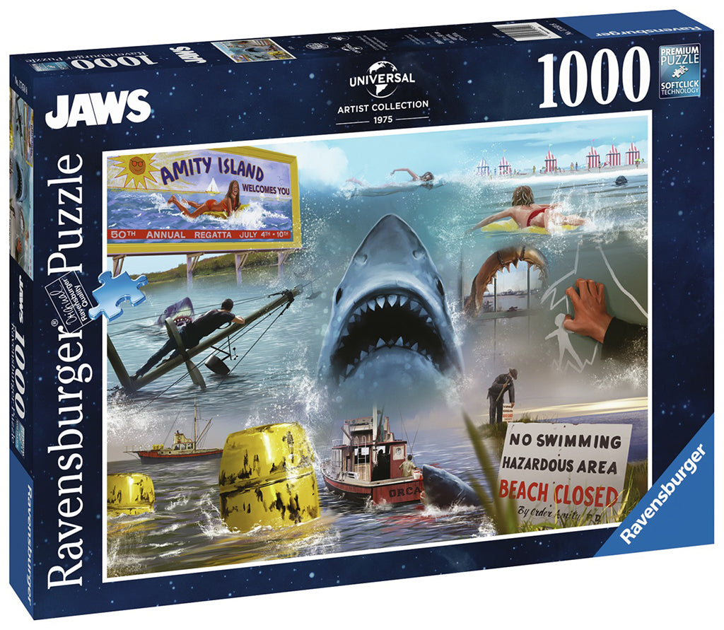 Ravensburger Jaws 1000 Piece Jigsaw Box