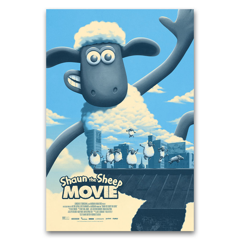 Shaun the Sheep Movie poster by Florey