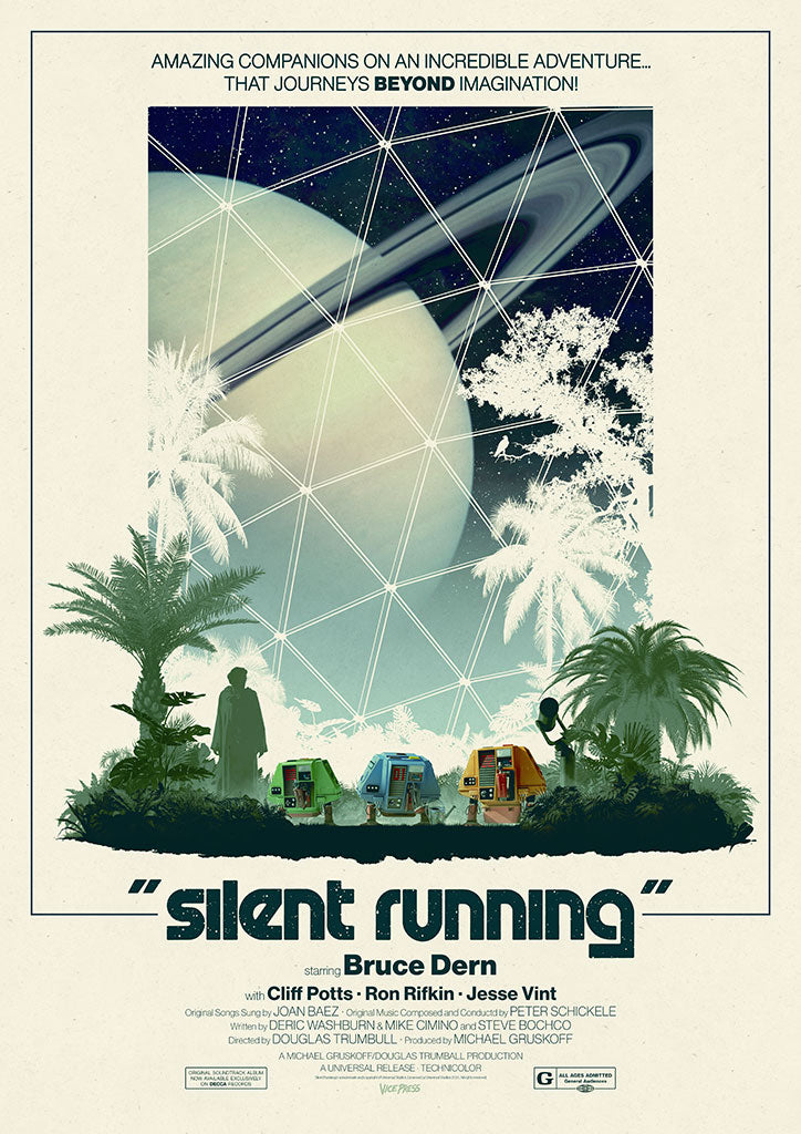 Silent Running Matt Ferguson Vice press Editions alternative movie poster