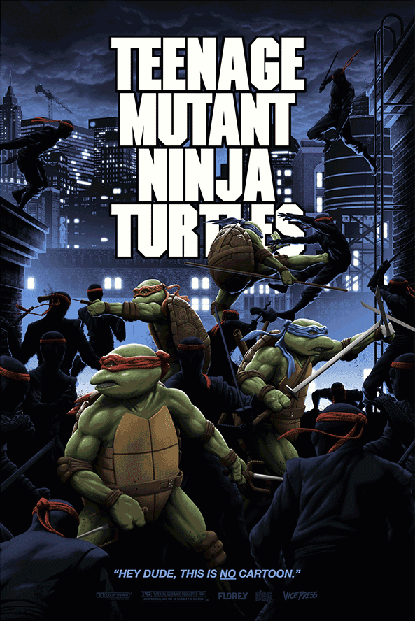 teenage mutant ninja turtles florey bottleneck gallery vice press