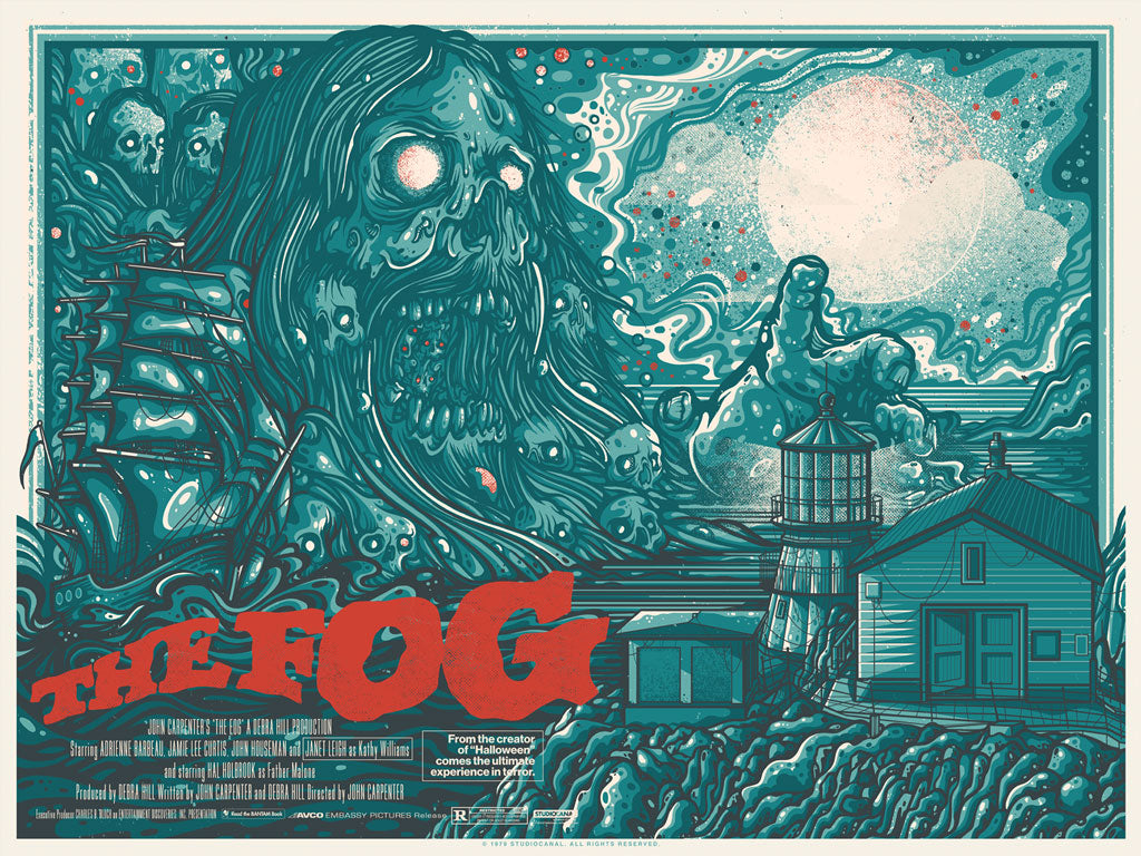 The Fog Screen Print Movie Poster by Drew Millward