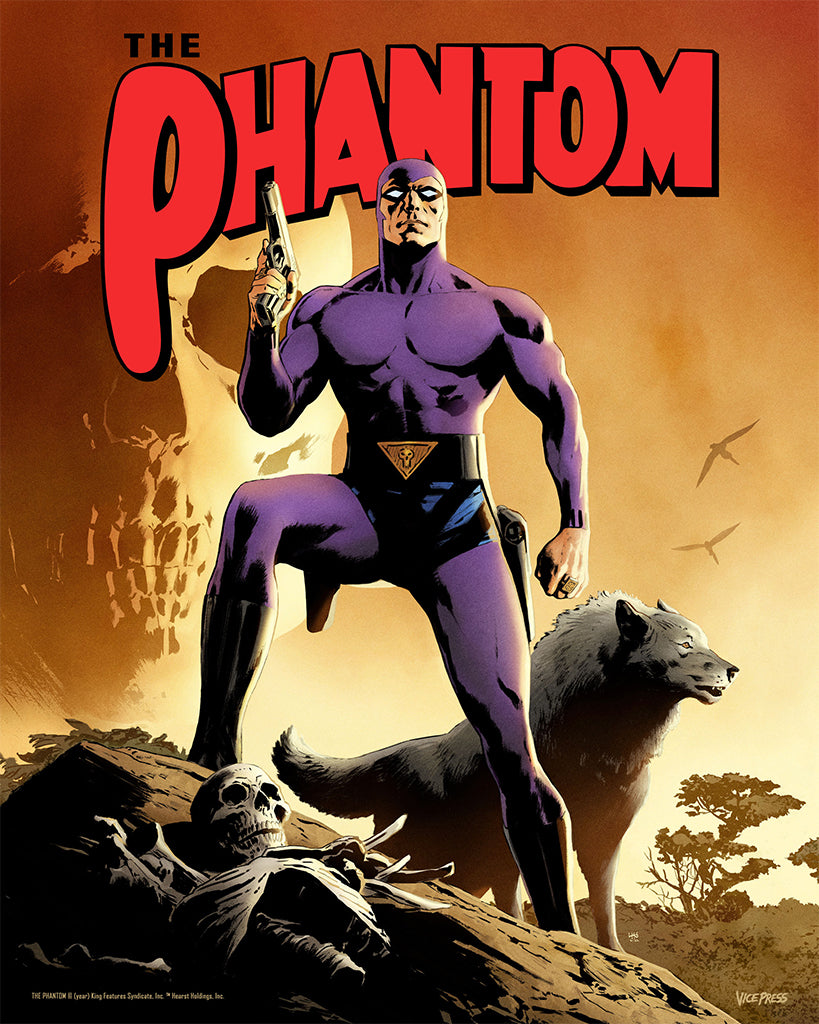 The Phantom The Ghost Who Walks Poster by Henrik Sahlstrom