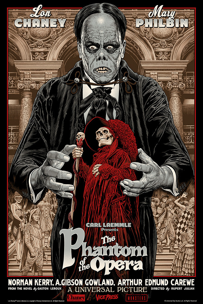 the phantom of the opera chris weston universal monsters alternative movie poster