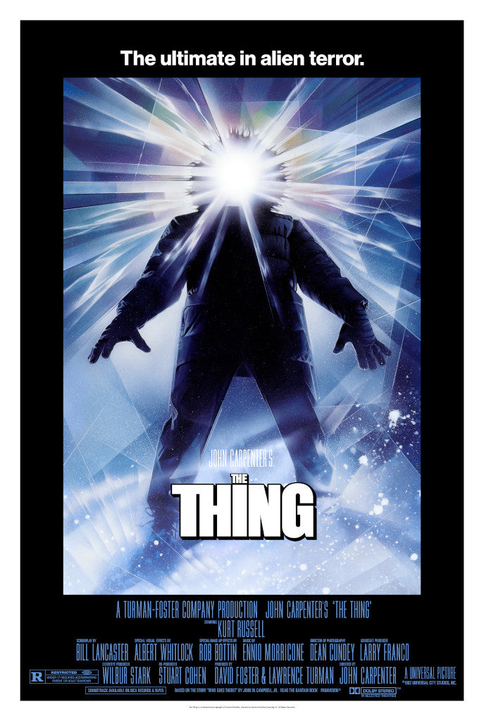 The Thing 3D Lenticular Plex Movie Poster by Drew Struzan – Vice Press