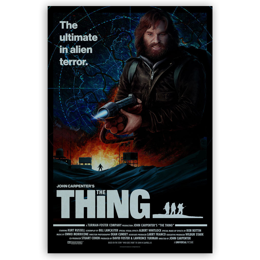 The Thing Foil Variant Matt Ferguson Movie Poster
