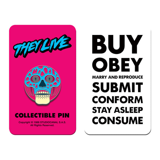 They Live Variant Enamel Pin Alien