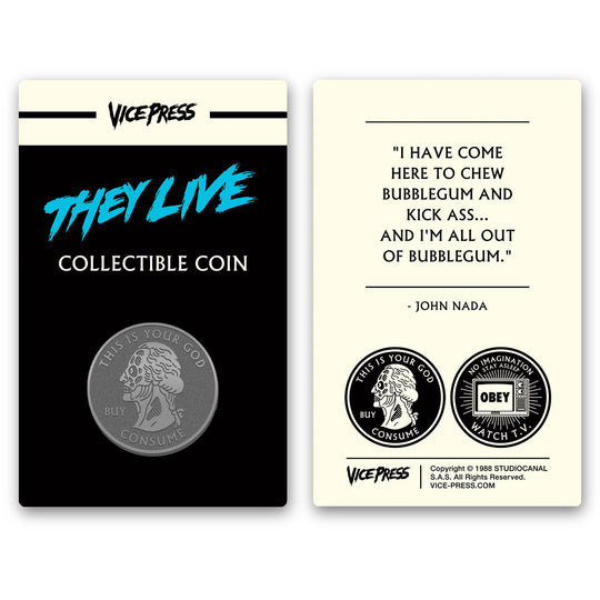 They Live Collector Coin