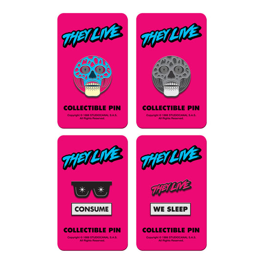 They Live Variant Enamel Pin Set