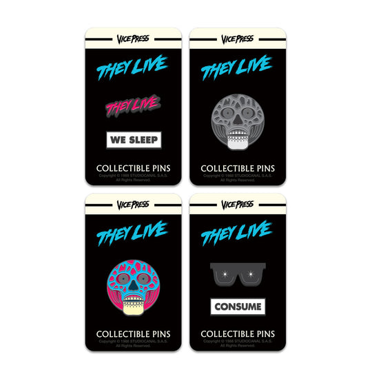 They Live Enamel Pin Set